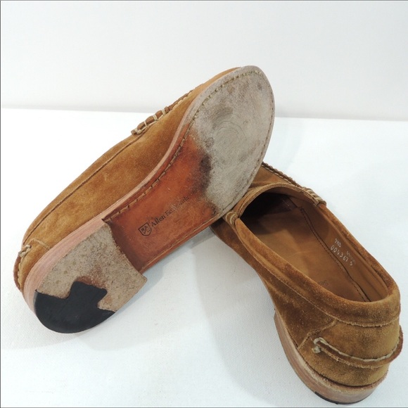 Allen Edmonds Sea Island Penny Loafer Brown Suede - Picture 3 of 6